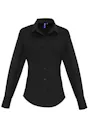 Premier Women's Stretch-Fit Poplin Long-Sleeve Cotton Shirt Vorschaubild