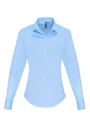 Premier Women's Stretch-Fit Poplin Long-Sleeve Cotton Shirt Vorschaubild