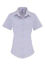 Premier Women's Stretch-Fit Poplin Short-Sleeve Cotton Shirt Vorschaubild