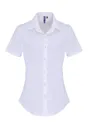 Premier Women's Stretch-Fit Poplin Short-Sleeve Cotton Shirt Vorschaubild