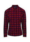 Rood/marineblauw