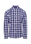 Wit/marineblauw