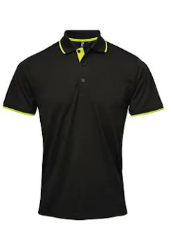 Premier Workwear PW618 Polo Contraste Coolchecker® coupe standard thumbnail (vignette)