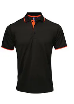 Premier Workwear PW618 Polo Contraste Coolchecker® coupe standard thumbnail (vignette)