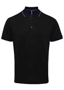 Premier Workwear PW618 Polo Contraste Coolchecker® coupe standard thumbnail (vignette)