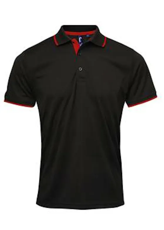 Premier Workwear PW618 Poloshirt Contrast Coolchecker® Regular Fit
