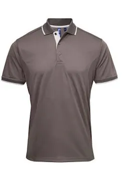 Premier Workwear PW618 Polo Contraste Coolchecker® coupe standard thumbnail (vignette)