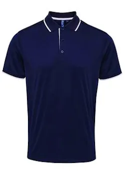 Premier Workwear PW618 Polo Contraste Coolchecker® coupe standard thumbnail (vignette)