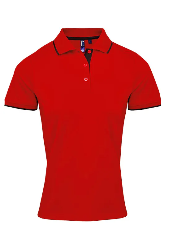 Premier Contrast Coolchecker® PW619 Poloshirt Slim Fit Dames