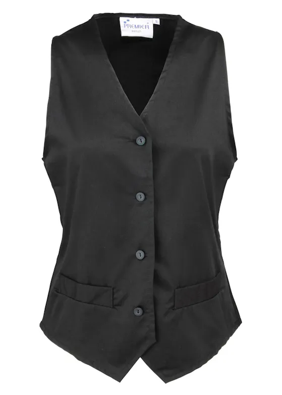 Premier PW621 Hospitality Waistcoat Regular Fit Dames