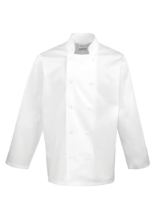 Premier PW657 Chef´s Jacket Long Sleeve Regular Fit