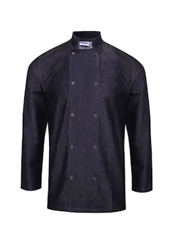 Premier PW660 Denim Chef´s Jacket Regular Fit