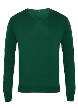 Premier Men's V-Neck Knitted Sweatshirt