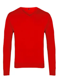 Premier Men´s col en V en maille sweat-shirt thumbnail (vignette)