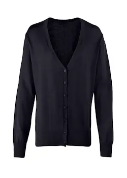 Premier Women´s Button Through Knitted Cardigan miniatuur