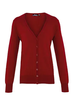 Premier Women´s Button Through Knitted Cardigan miniatuur