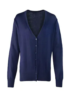 Premier Women´s Button Through Knitted Cardigan miniatuur