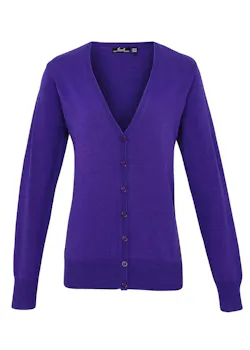 Premier Women´s Button Through Knitted Cardigan miniatuur