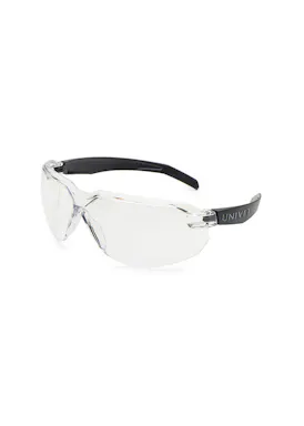 Univet Safety Primo Schutzbrille 5A1.E schwarz, klar, kratzfest