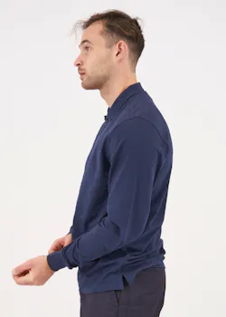 Printer Surf 2265010 Poloshirt Piqué Long Sleeve Regular Fit miniatuur