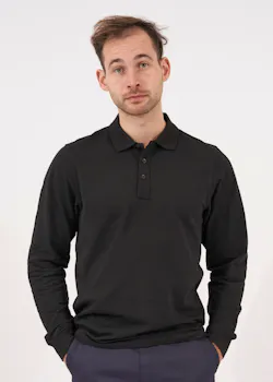 Printer Surf 2265010 Poloshirt Piqué Long Sleeve Regular Fit miniatuur