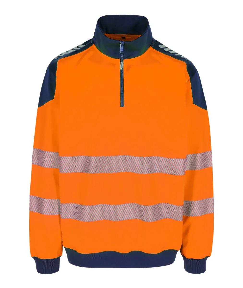 High Vis Orange/Marineblau