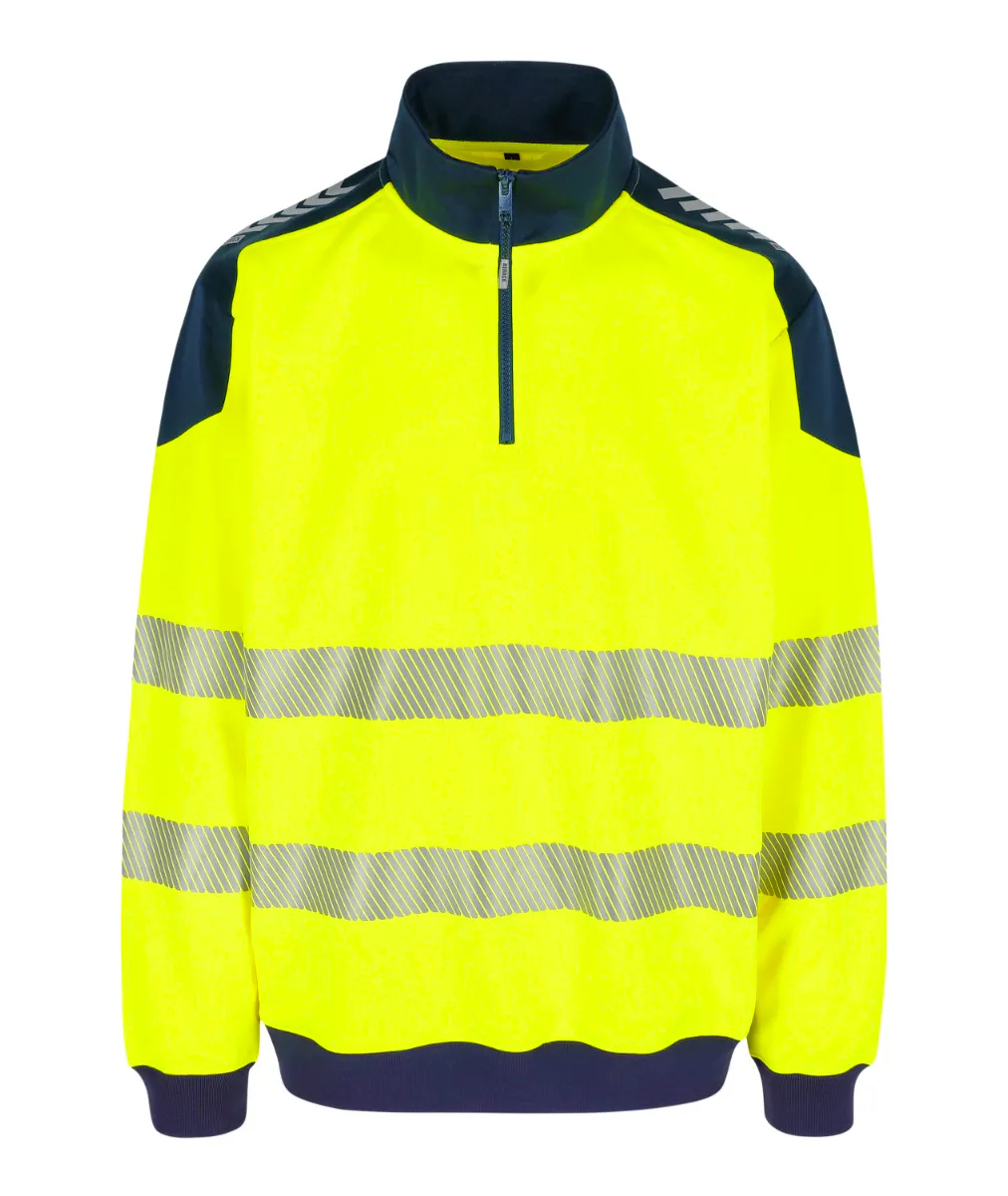 High Vis Gelb/Marineblau