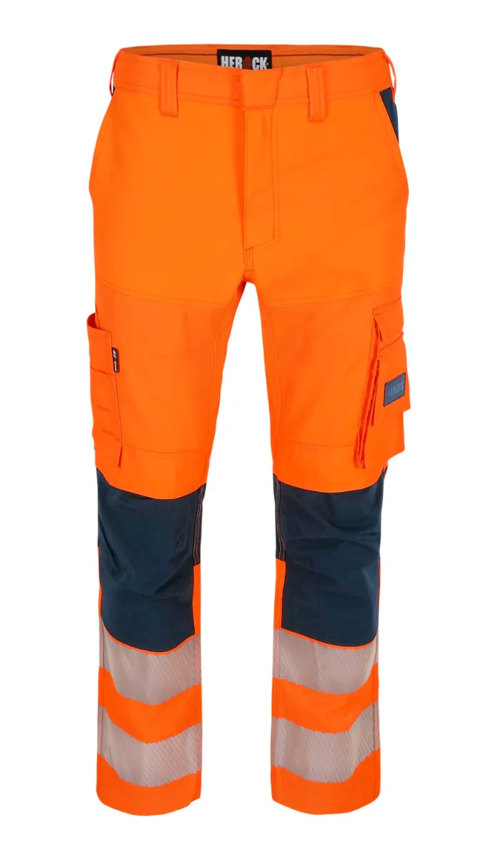 High Vis Oranje/Marineblauw