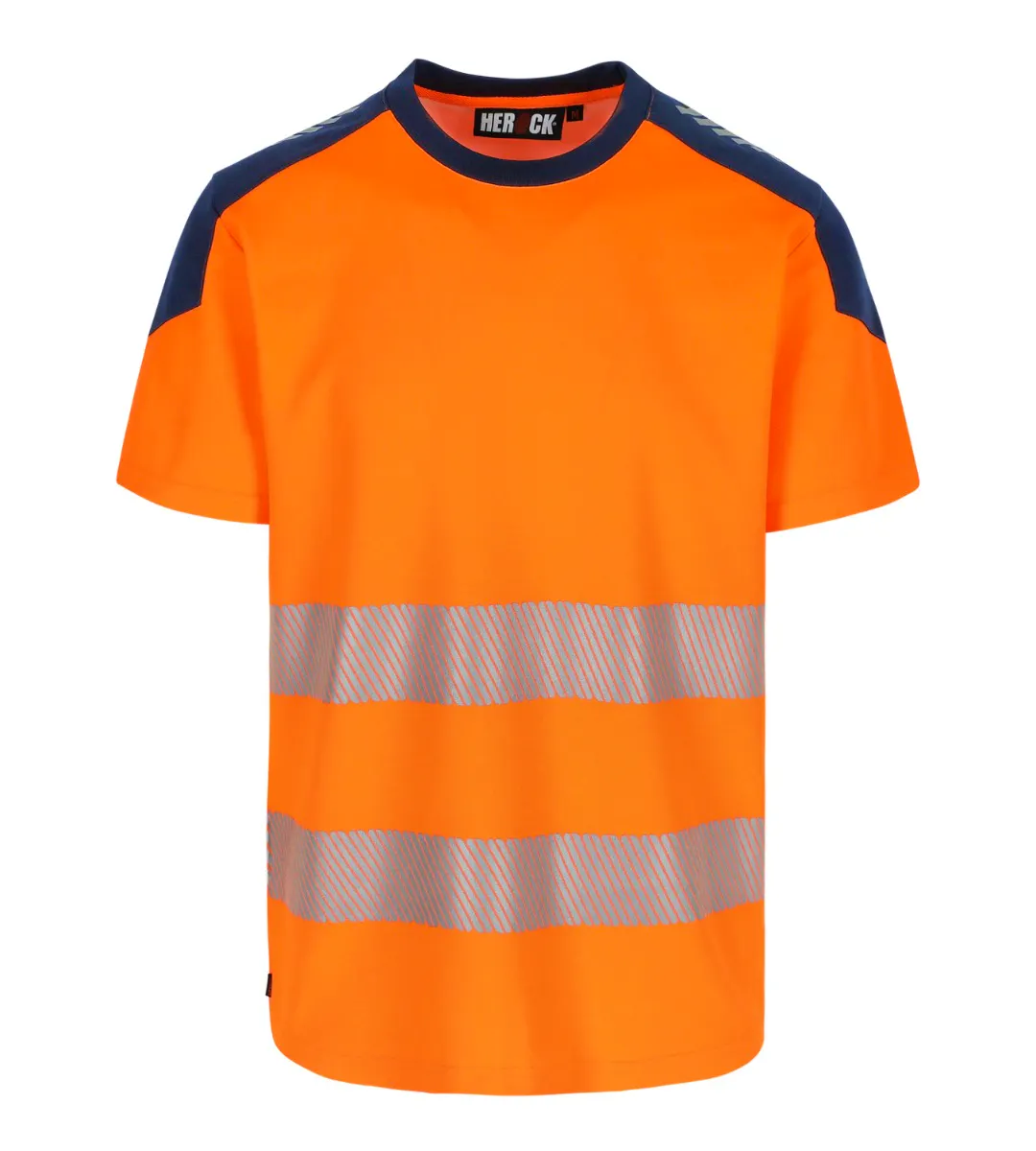 High Vis Oranje/Marineblauw