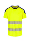 High Vis Geel/Marineblauw