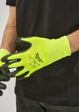 Milwaukee Hi-Vis Cut-D-Handschuhe