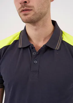 Projob 642018 2018 Poloshirt Met Fluo Inzetstukken Regular Fit miniatuur