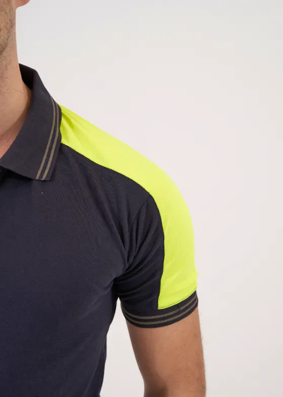 Projob 642018 2018 Poloshirt Met Fluo Inzetstukken Regular Fit
