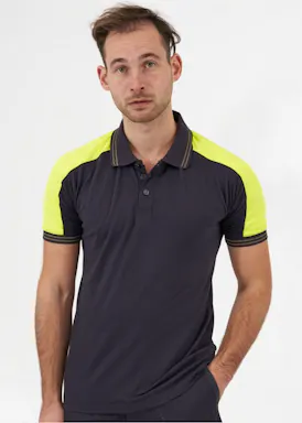 Projob 642018 (2018) Poloshirt mit Fluo-Einsätzen, Regular-Fit
