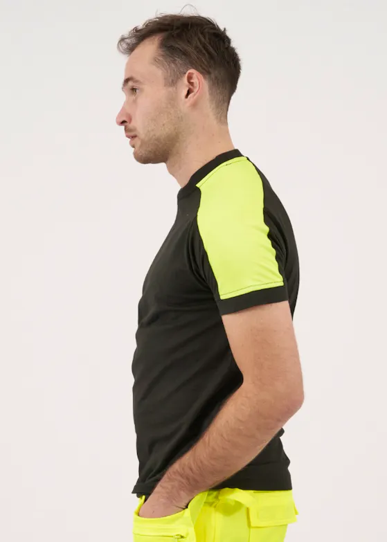 Projob 2019er T-Shirt mit fluoreszierenden Einsätzen