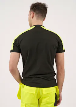 Projob 2019 T-Shirt Fluo Inzetstukken Regular Fit miniatuur