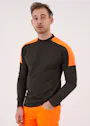 Projob 2020 T-Shirt Lange Mouwen Fluo Inzetstukken Regular Fit miniatuur