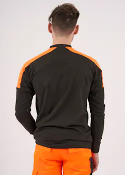 Projob 2020 T-Shirt Lange Mouwen Fluo Inzetstukken Regular Fit miniatuur