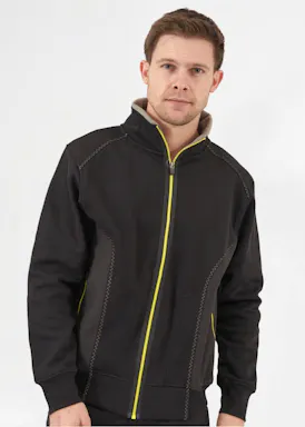 Projob 2121 Sweatshirt mit langem Reißverschluss, Full-Zip, Regular Fit