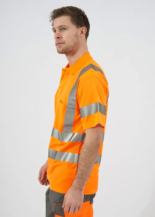 Projob 646040 6040 Polo de signalisation Stretch EN ISO 20471 classe 3