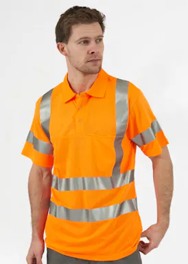 Projob 646040 6040 Poloshirt Warnschutz Stretch EN ISO 20471, Klasse 3