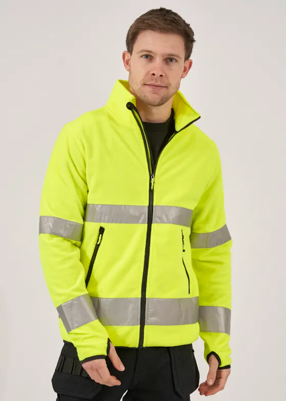 Projob 6327 Warnschutz-Fleece, EN ISO 20471, Klasse 3