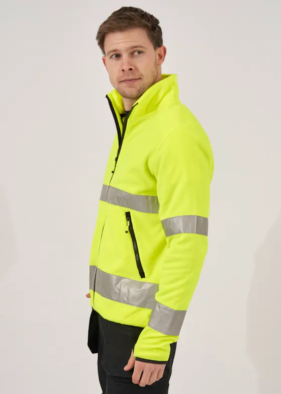 Projob 6327 Warnschutz-Fleece, EN ISO 20471, Klasse 3