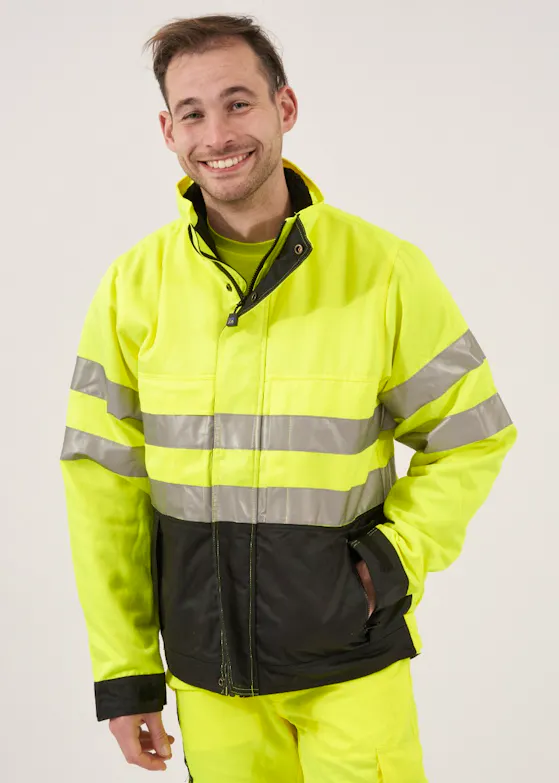 Projob 6407 Warnweste EN ISO 20471, Klasse 3, wasserabweisend