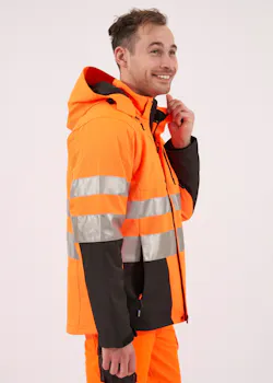 Projob 6420 Gevoerde Signalisatiesoftshell EN ISO 20471 Klasse 3 miniatuur