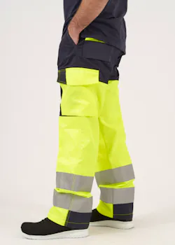 Projob 6501 Pantalon de signalisation avec poches pour genouillères EN ISO 20471 Classe 2 thumbnail (vignette)