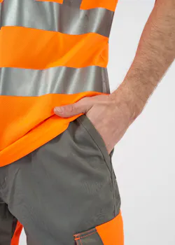 Projob 6501 Pantalon de signalisation avec poches pour genouillères EN ISO 20471 Classe 2 thumbnail (vignette)