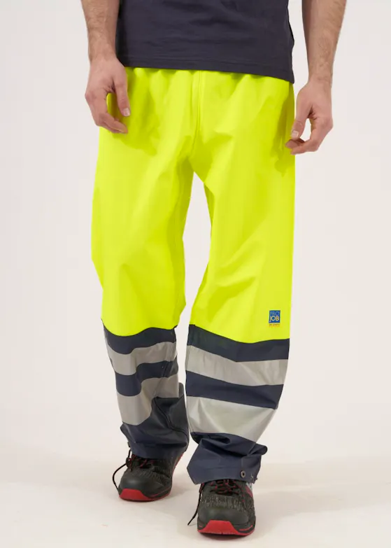 Projob 6504 Warnschutz-Regenhose nach EN ISO 20471, Klasse 2