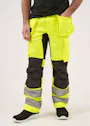 Projob 6570 Signalisatie Stretchbroek met Kniezakken en Spijkerzakken EN ISO 20471 Klasse 2 miniatuur