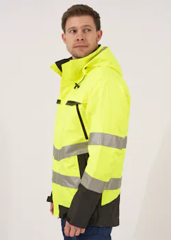 Projob Gevoerde Signalisatie Regenjas EN ISO 20471 Klasse 3 6441  miniatuur
